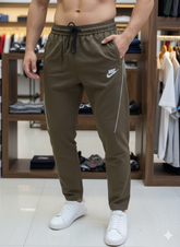 NKE ATHLETIC WITH PIPING NS LYCRA TRACK PANTS
